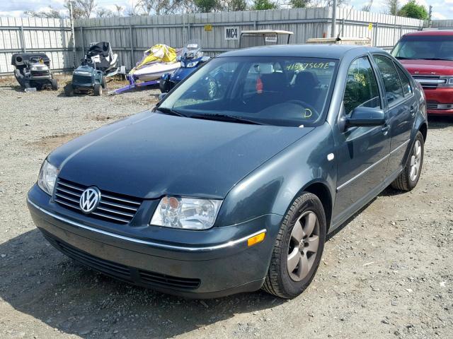 3VWRK69M24M021412 - 2004 VOLKSWAGEN JETTA GL GREEN photo 2