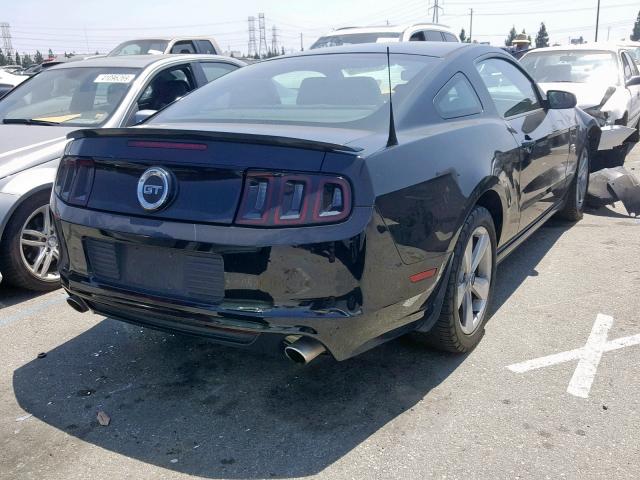 1ZVBP8CF4D5216460 - 2013 FORD MUSTANG GT BLACK photo 4