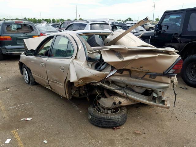 1G2NE52E45M235826 - 2005 PONTIAC GRAND AM S TAN photo 3