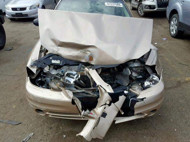 1G2NE52E45M235826 - 2005 PONTIAC GRAND AM S TAN photo 7