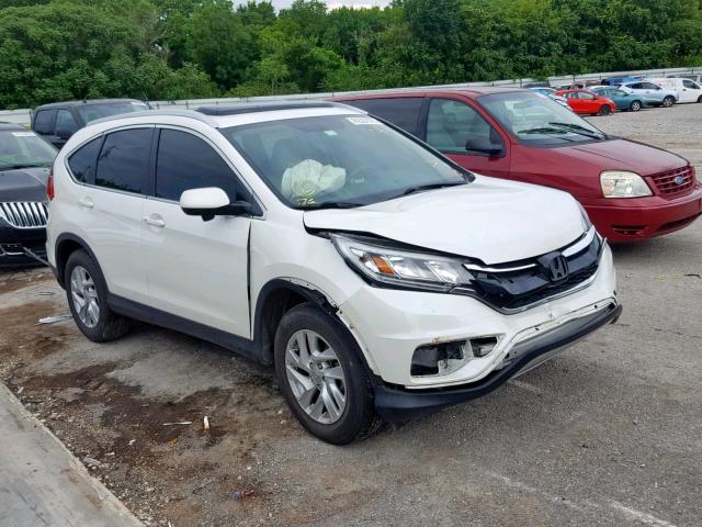 5J6RM4H70FL042481 - 2015 HONDA CR-V EXL WHITE photo 1