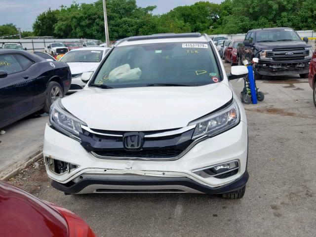 5J6RM4H70FL042481 - 2015 HONDA CR-V EXL WHITE photo 9