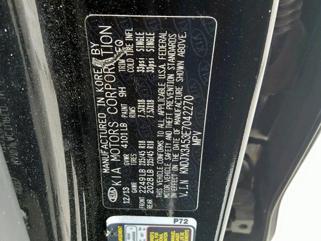 KNDJX3A53E7042270 - 2014 KIA SOUL ! Qara foto 10