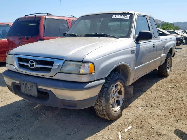 4F4YR16D42TM26758 - 2002 MAZDA B2300 CAB SILVER photo 2