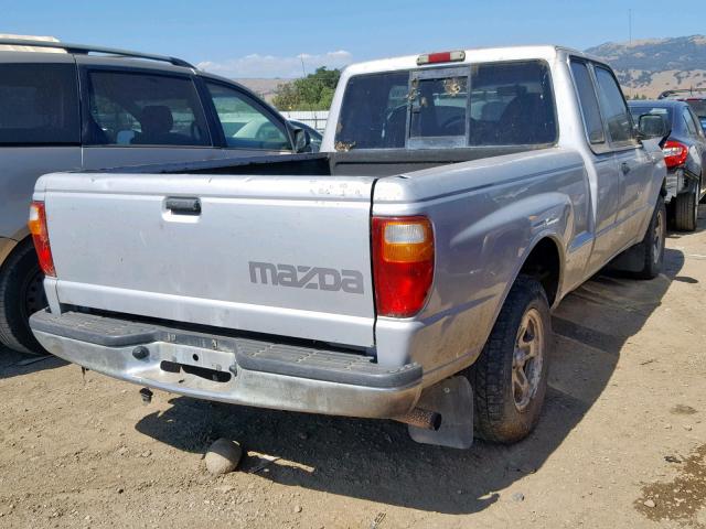 4F4YR16D42TM26758 - 2002 MAZDA B2300 CAB SILVER photo 4