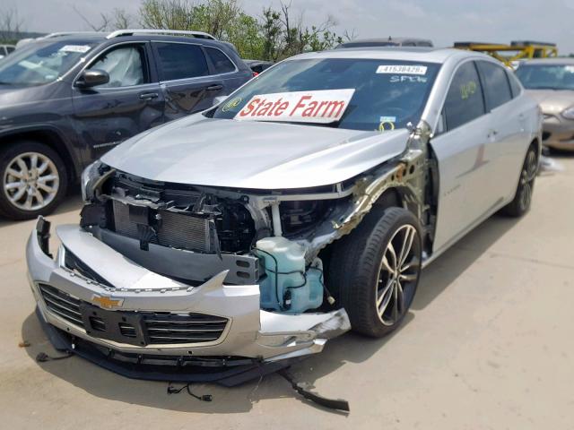 1G1ZH5SX2GF342332 - 2016 CHEVROLET MALIBU PRE SILVER photo 2