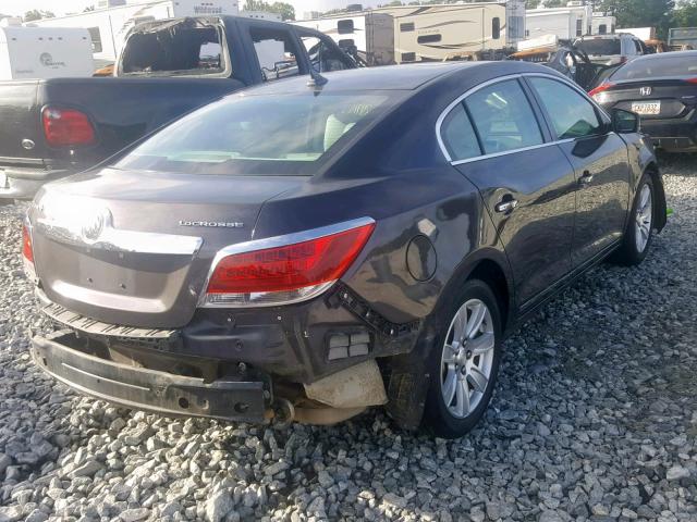 1G4GC5E37CF326087 - 2012 BUICK LACROSSE GRAY photo 4