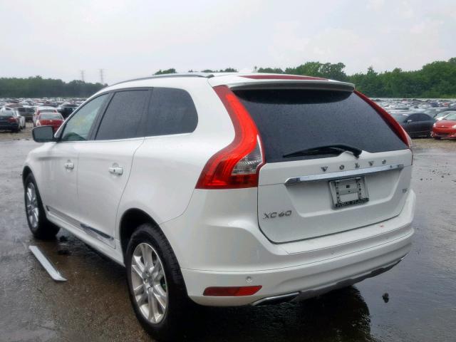 YV440MDK3G2787137 - 2016 VOLVO XC60 T5 WHITE photo 3