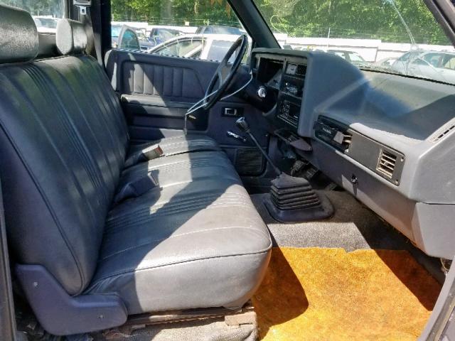 1B7FL16G3LS726357 - 1990 DODGE DAKOTA BLUE photo 5