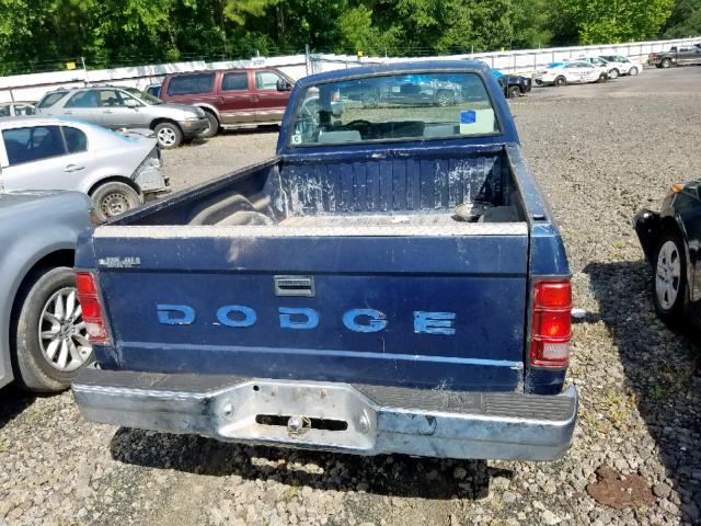 1B7FL16G3LS726357 - 1990 DODGE DAKOTA BLUE photo 6