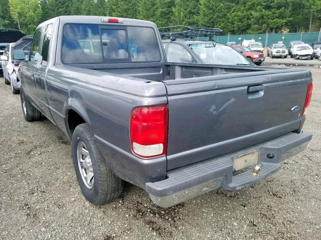 1FTYR14V3YPA66629 - 2000 FORD RANGER SUP GRAY photo 3