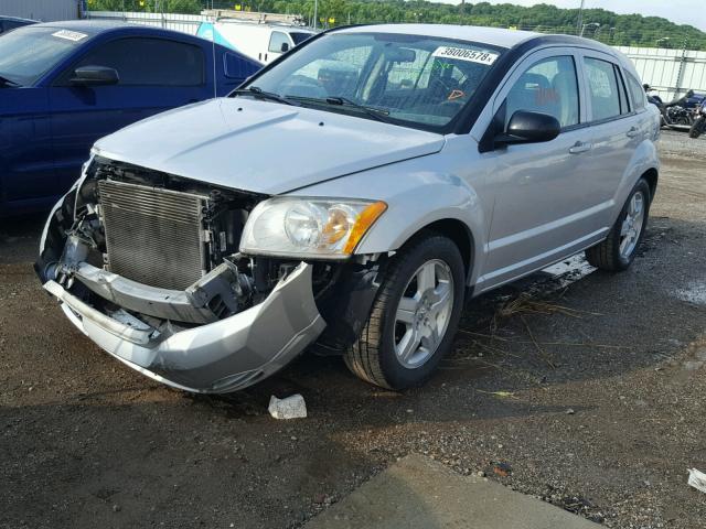 1B3HB48A99D161116 - 2009 DODGE CALIBER SX SILVER photo 2