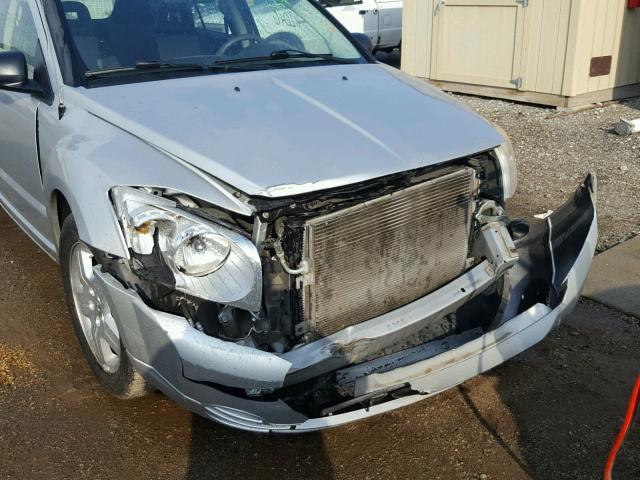 1B3HB48A99D161116 - 2009 DODGE CALIBER SX SILVER photo 9