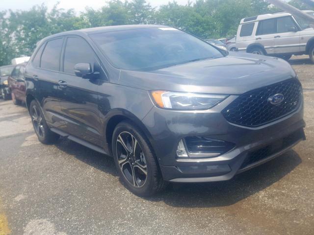 2FMPK4AP1KBB12072 - 2019 FORD EDGE ST GRAY photo 1