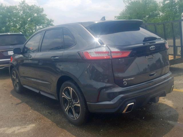 2FMPK4AP1KBB12072 - 2019 FORD EDGE ST GRAY photo 3