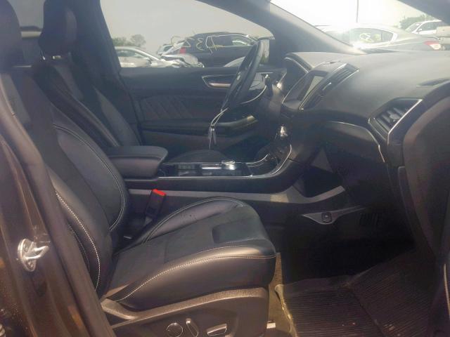 2FMPK4AP1KBB12072 - 2019 FORD EDGE ST GRAY photo 5