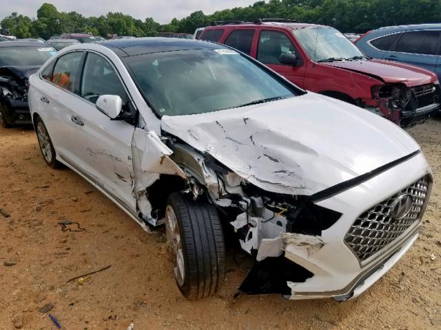 5NPE34AB0JH700951 - 2018 HYUNDAI SONATA SPO WHITE photo 1