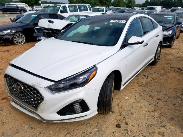 5NPE34AB0JH700951 - 2018 HYUNDAI SONATA SPO WHITE photo 2