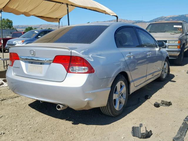 2HGFA15609H500471 - 2009 HONDA CIVIC LX-S Gümüş foto 4