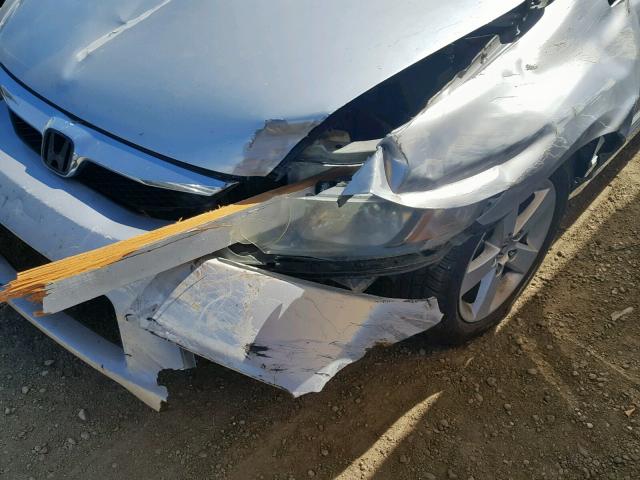 2HGFA15609H500471 - 2009 HONDA CIVIC LX-S Gümüş foto 9