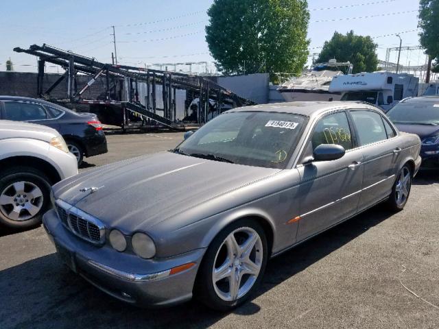 SAJWA79C45SG49555 - 2005 JAGUAR XJ8 L GRAY photo 2