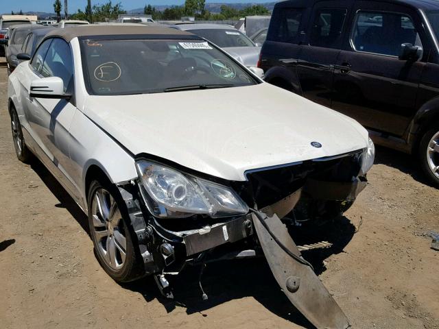 WDDKK5GF6BF084583 - 2011 MERCEDES-BENZ E 350 WHITE photo 1