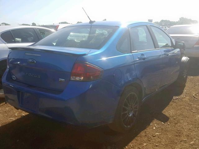 1FAHP3GN0AW164919 - 2010 FORD FOCUS SES BLUE photo 4