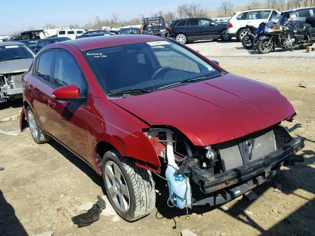 3N1AB61EX8L707412 - 2008 NISSAN SENTRA 2.0 MAROON photo 1