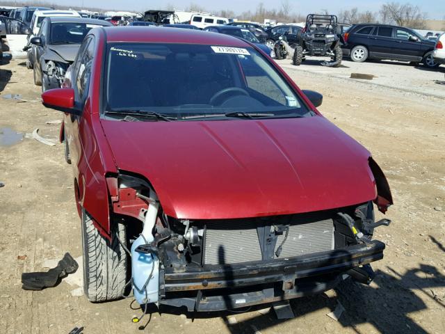 3N1AB61EX8L707412 - 2008 NISSAN SENTRA 2.0 MAROON photo 9