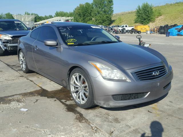 JNKCV64E38M107263 - 2008 INFINITI G37 BASE SILVER photo 1