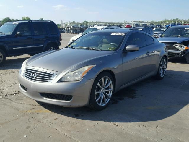 JNKCV64E38M107263 - 2008 INFINITI G37 BASE SILVER photo 2