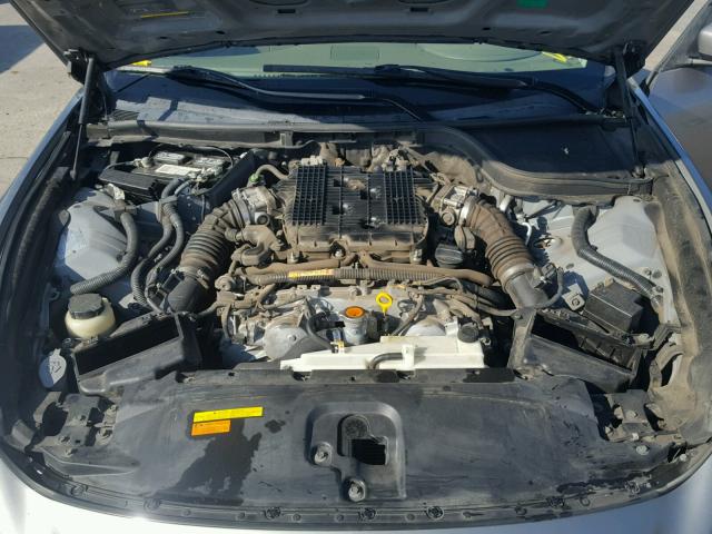 JNKCV64E38M107263 - 2008 INFINITI G37 BASE SILVER photo 7