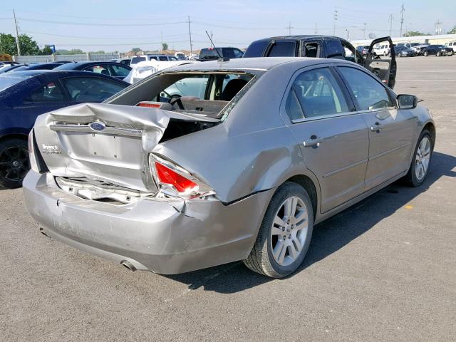 3FAHP02199R178772 - 2009 FORD FUSION SEL SILVER photo 4