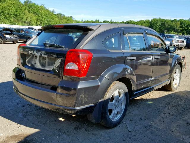 1B3HB28B18D684075 - 2008 DODGE CALIBER BLACK photo 4