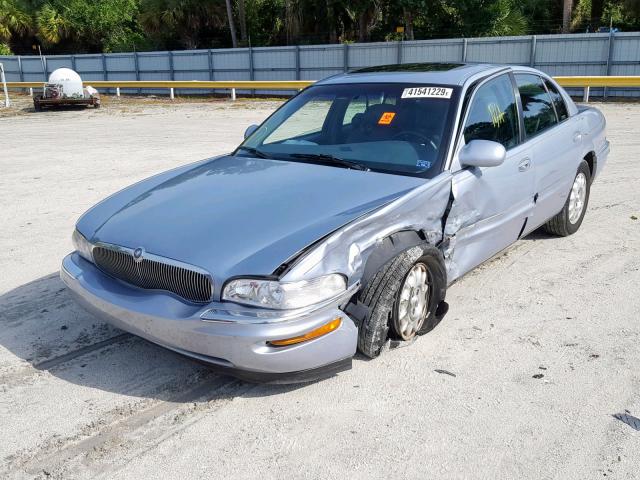 1G4CU5210V4604163 - 1997 BUICK PARK AVENU BLUE photo 2