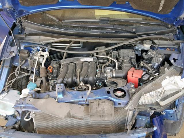 3HGGK5H83FM766831 - 2015 HONDA FIT EX BLUE photo 7