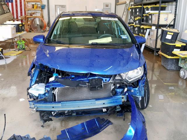 3HGGK5H83FM766831 - 2015 HONDA FIT EX BLUE photo 9