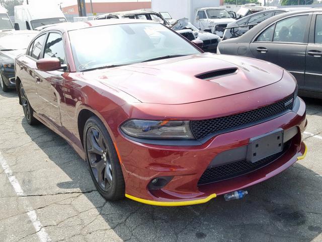 2C3CDXHG4JH277182 - 2018 DODGE CHARGER SX RED photo 1