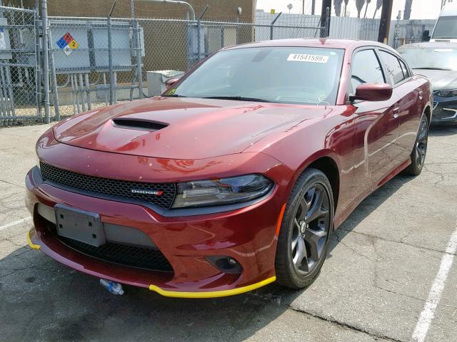 2C3CDXHG4JH277182 - 2018 DODGE CHARGER SX RED photo 2