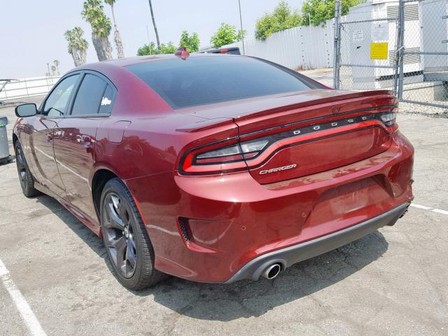 2C3CDXHG4JH277182 - 2018 DODGE CHARGER SX RED photo 3