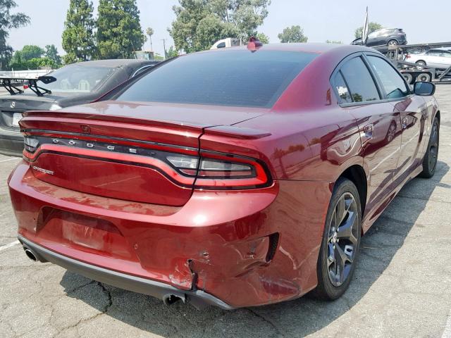 2C3CDXHG4JH277182 - 2018 DODGE CHARGER SX RED photo 4