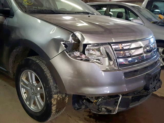 2FMDK36C68BA64807 - 2008 FORD EDGE SE GRAY photo 9