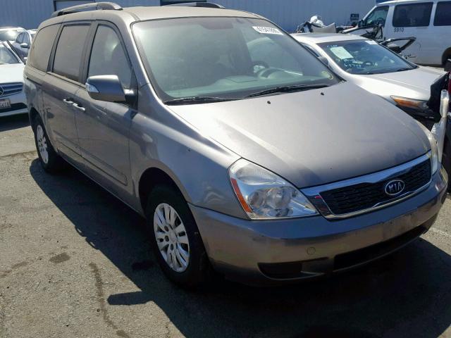 KNDMG4C78B6370688 - 2011 KIA SEDONA LX GRAY photo 1