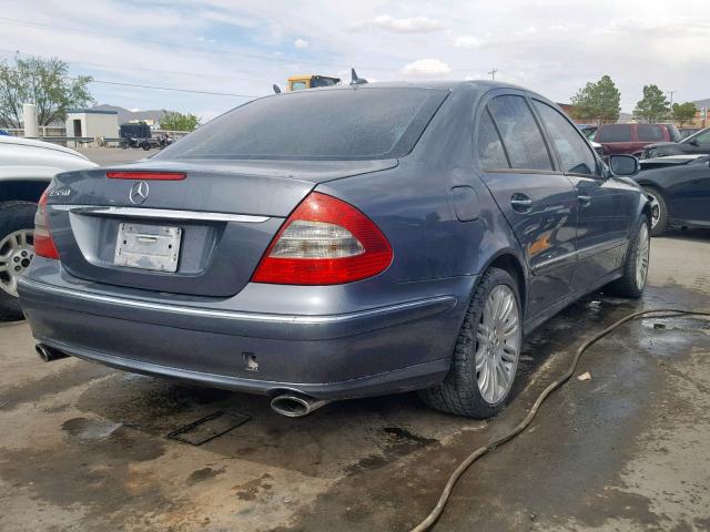 WDBUF72X37B013955 - 2007 MERCEDES-BENZ E 550 GRAY photo 4