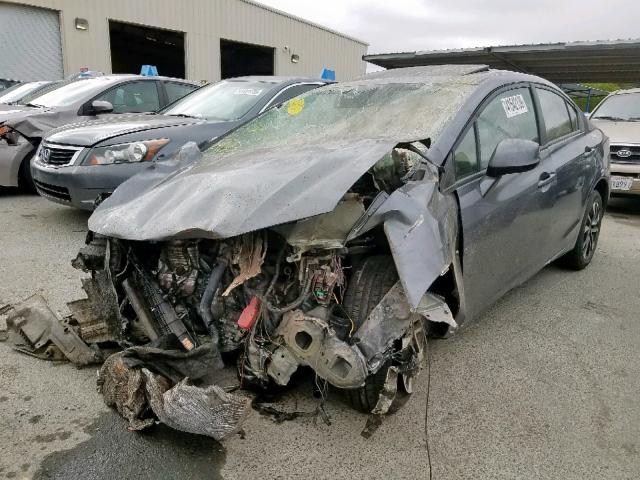 19XFB2F94DE267967 - 2013 HONDA CIVIC EXL 灰色 照片 2