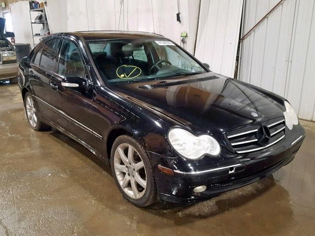 WDBRF40J53A483195 - 2003 MERCEDES-BENZ C 230K SPO BLACK photo 1