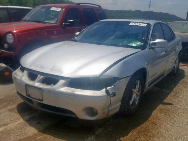 1G2WP52K41F214414 - 2001 PONTIAC GRAND PRIX SILVER photo 2