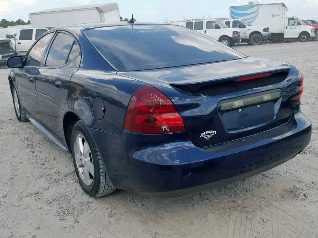 2G2WP552581167570 - 2008 PONTIAC GRAND PRIX BLUE photo 3