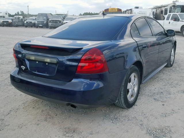 2G2WP552581167570 - 2008 PONTIAC GRAND PRIX BLUE photo 4