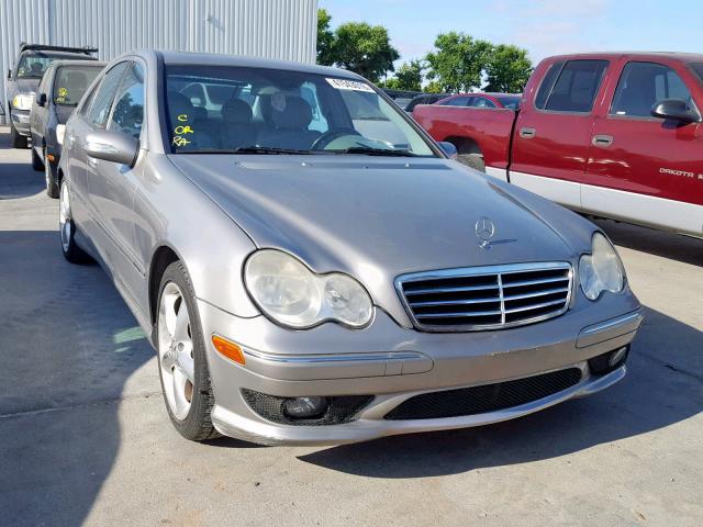 WDBRF40J25F621068 - 2005 MERCEDES-BENZ C 230K SPO SILVER photo 1